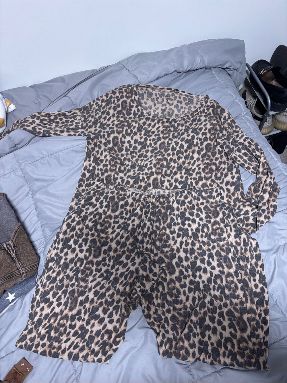Victoria's Secret Leopard Print PJ set
